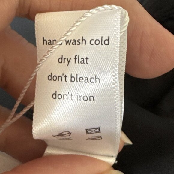 Andie Women's M Banded Cheeky Ribbed Swim Bottom Black NWT 9586 - Picture 15 of 16